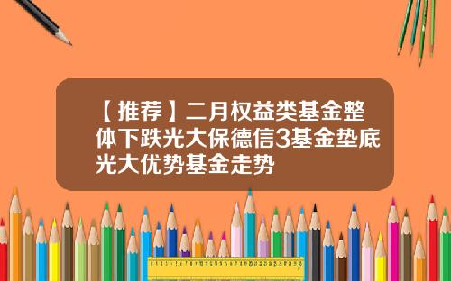 【推荐】二月权益类基金整体下跌光大保德信3基金垫底光大优势基金走势