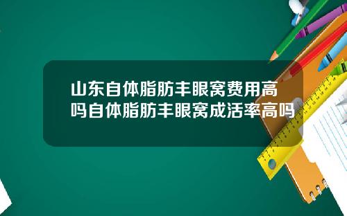 山东自体脂肪丰眼窝费用高吗自体脂肪丰眼窝成活率高吗