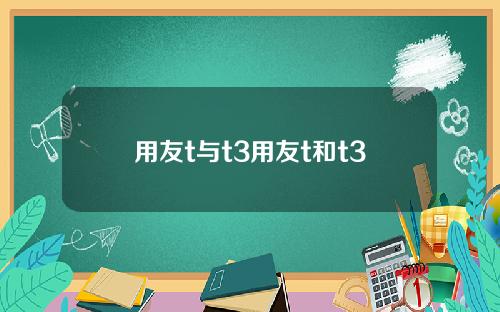 用友t与t3用友t和t3