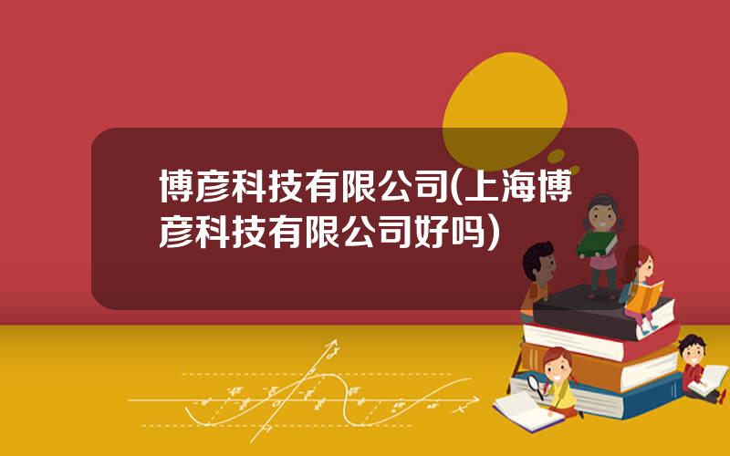 博彦科技有限公司(上海博彦科技有限公司好吗)